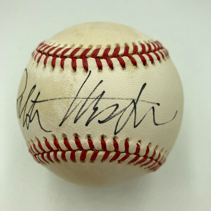 Charlton Heston Signed National League Baseball With PSA DNA COA