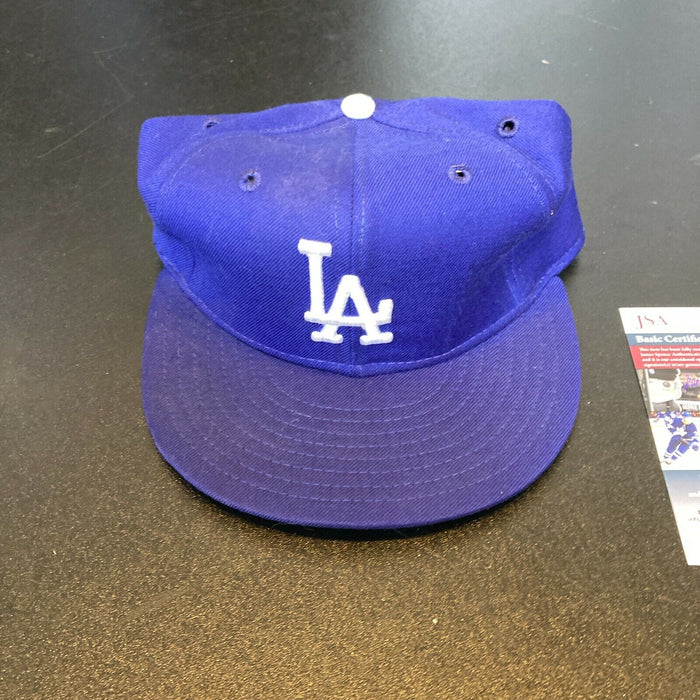 Jerry Reuss Signed 1970's Los Angeles Dodgers Game Model Baseball Hat JSA COA