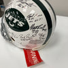 1969 New York Jets Super Bowl Champs Team Signed Authentic Game Helmet Steiner