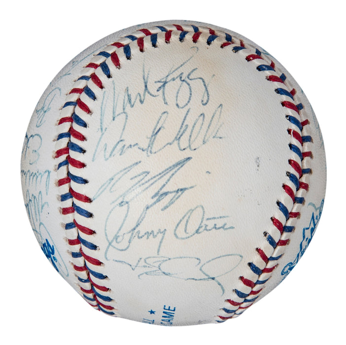 1995 All Star Game Signed Baseball 26 Sigs! Kirby Puckett Cal Ripken PSA DNA