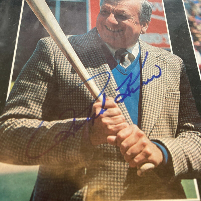 Ralph Kiner Signed Autographed Baseball Magazine