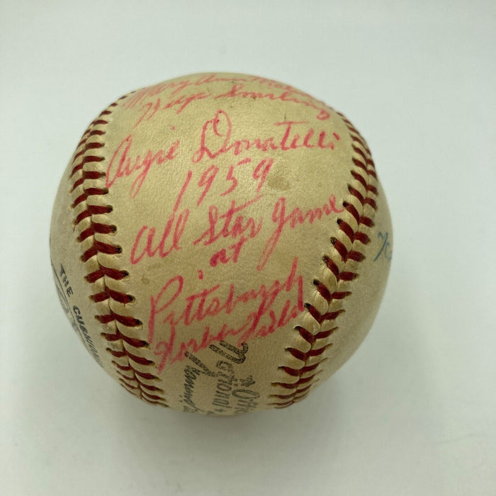 Don Hoak Signed 1959 All Star Game Forbes Field Game Used Baseball JSA COA