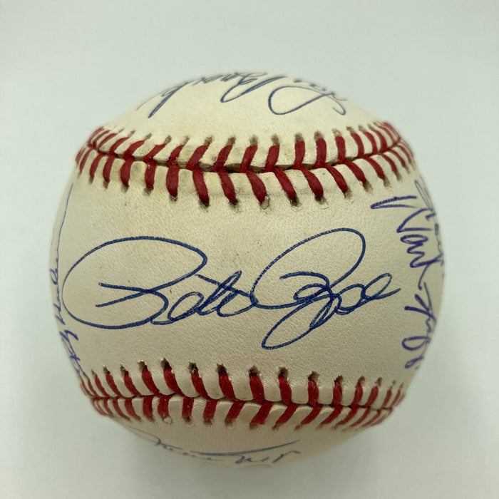 3000 Hit Club Signed Baseball 20 Sigs Willie Mays Derek Jeter Ichiro PSA