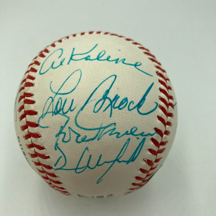 3000 Hit Club Signed Baseball 10 Sigs Willie Mays Hank Aaron Stan Musial Beckett