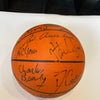Chuck Cooper Boston Celtics HOF Legends Signed Basketball 28 Sigs PSA DNA Rare!