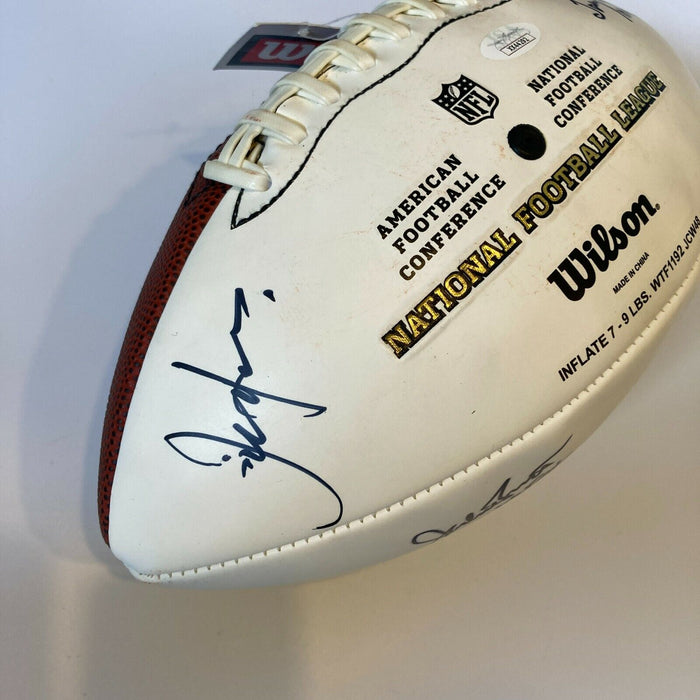 Hall Of Fame Legends Multi Signed Football With 15 Sigs JSA COA