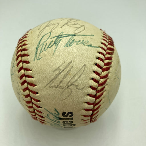 Nolan Ryan 1977 California Angels Team Signed Baseball
