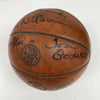 1975-76 Boston Celtics NBA Champs Team Signed Game Used Basketball Beckett COA
