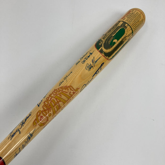 Beautiful Willie Mays New York Giants Legends Multi Signed Polo Grounds Bat JSA