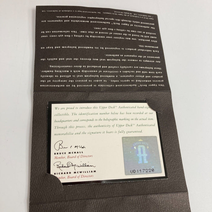 Larry Bird Signed Spalding Official NBA Game Basketball JSA & UDA Upper Deck COA