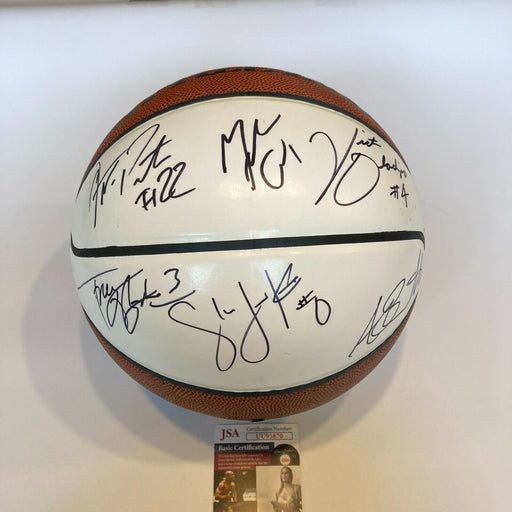 2014 NBA Draft Multi Signed Basketball 8 Sigs With Andrew Wiggins JSA COA