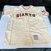 Beautiful Willie Mays Signed Authentic New York Giants Jersey JSA COA