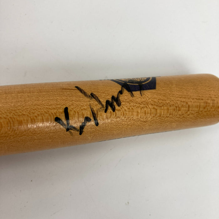 1988 Ken Griffey Jr Pre Rookie Signed Vermont Mariners Minor League Mini Bat JSA