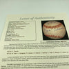 NY Yankees Legendary Announcers Signed Baseball Mel Allen John Sterling JSA COA