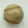 1943 World Series Umpires Signed Game Used Baseball Yankees VS Cardinals JSA COA