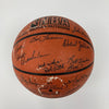Michael Jordan Wilt Chamberlain Hall Of Fame Multi Signed Basketball Beckett COA