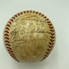 1942 New York Yankees AL Champs Team Signed Baseball Joe Dimaggio JSA COA