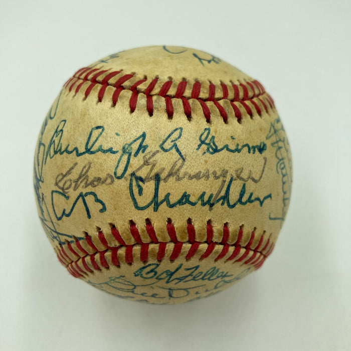Joe Dimaggio Sandy Koufax Hall Of Fame Multi Signed Baseball 26 Sigs JSA