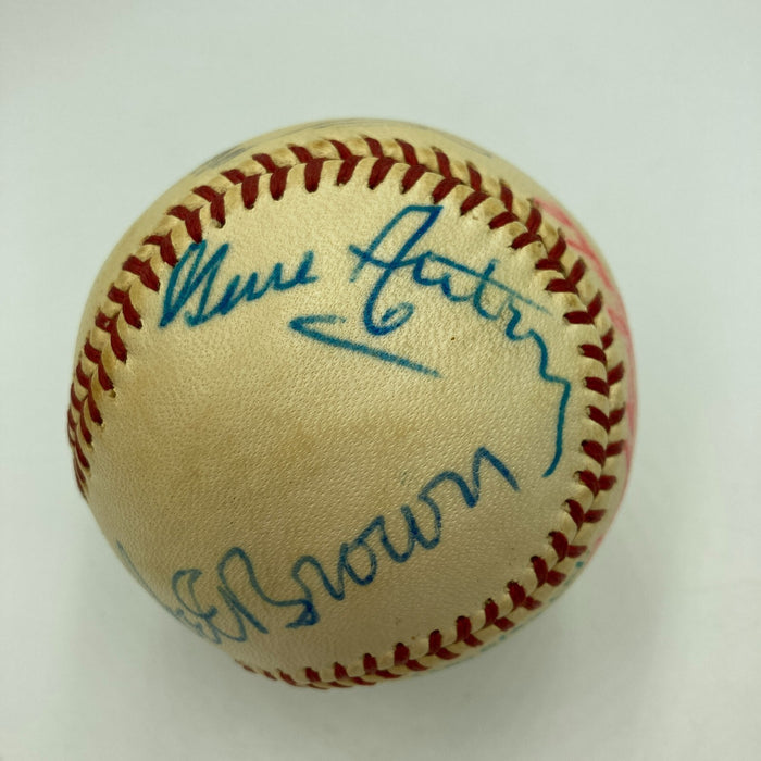 Ted Williams Gene Autry Lawrence Welk Joe E Brown 1961 Signed Baseball JSA COA