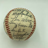1955 Cleveland Indians Team Signed Official American League Baseball Larry Doby