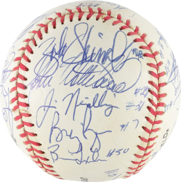 1991 Pedro Martinez Pre Rookie Albuquerque Dukes Team-Signed Baseball PSA