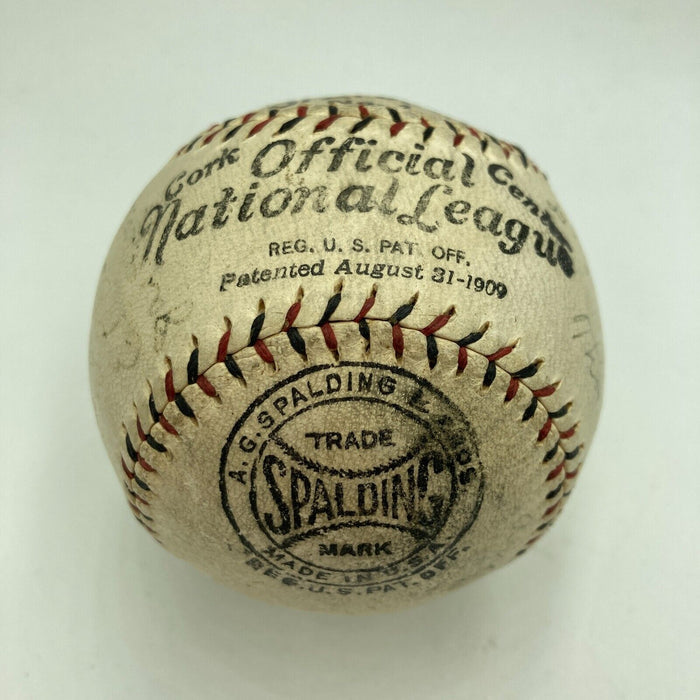 1924 Brooklyn Dodgers (Robins) Team Signed Baseball Wilbert Robinson JSA COA