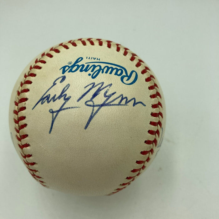 Nolan Ryan Tom Seaver 300 Win Club Signed Baseball With JSA COA