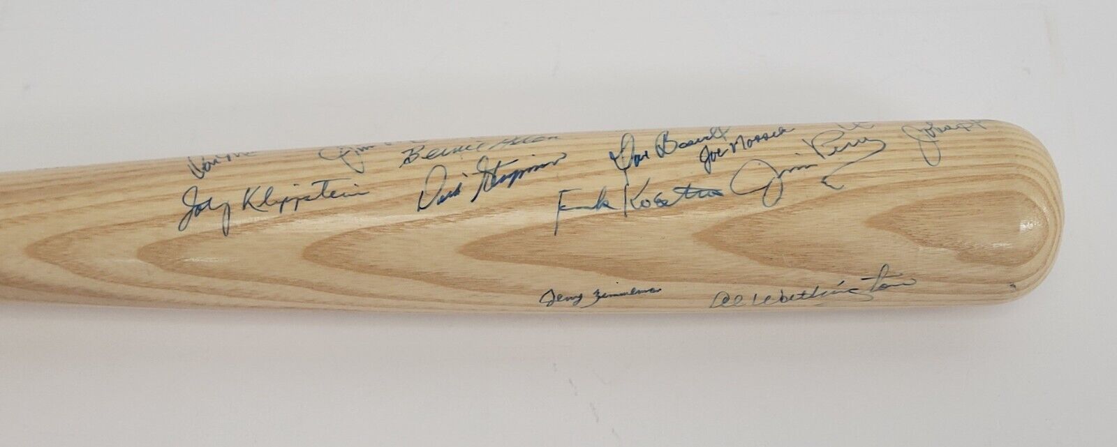 1965 Minnesota Twins American League Champs Team Signed Bat Beckett COA