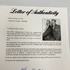 Stan Laurel & Oliver Hardy Dual Signed 8x10 Photo PSA DNA COA