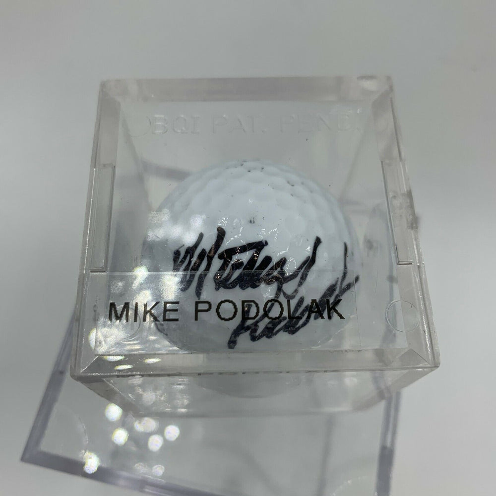 Mike Podolak Signed Autographed Golf Ball PGA With JSA COA
