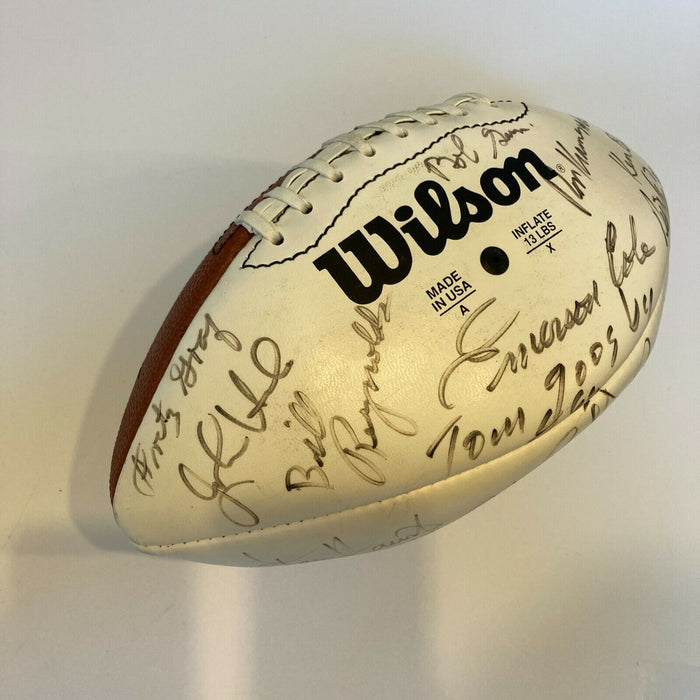 Jim Brown Cleveland Browns Legends Multi Signed Football 31 Sigs PSA DNA COA