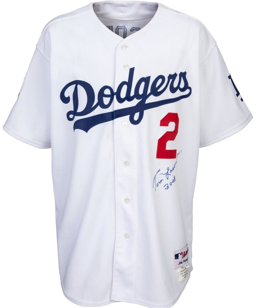 Tommy Lasorda Signed Game Used Los Angeles Dodgers Uniform Jersey Pants Beckett