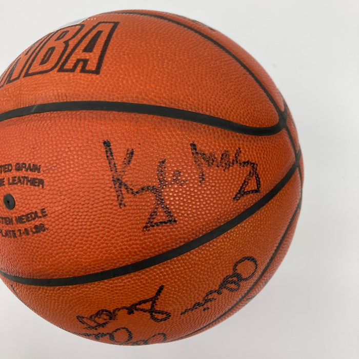 1984-85 Phoenix Suns Team Signed Game Used Spalding Official Basketball Beckett