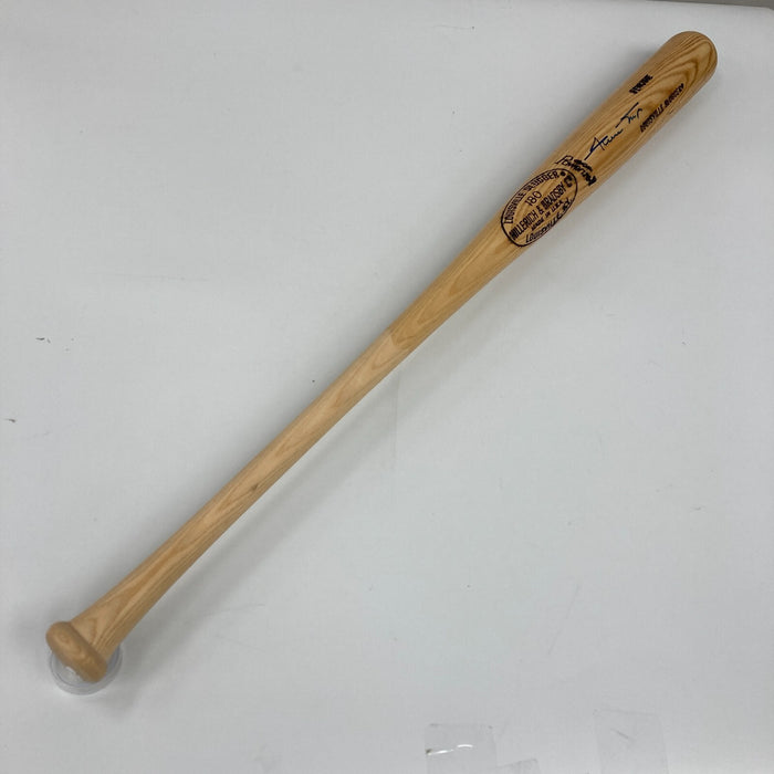 Willie Mays Signed Louisville Slugger Game Model Baseball Bat JSA Sticker