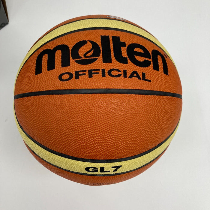 Lebron James "2008 USA Gold" Signed Olympics Basketball UDA Upper Deck  #28/100