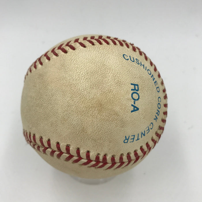Mark Gubicza 9-28-1995 33rd Start Signed Game Used Baseball PSA DNA COA