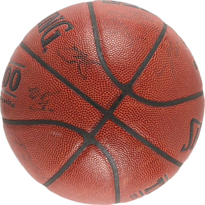 Kobe Bryant & Lebron James 2008 Team USA Signed Basketball Olympics PSA DNA