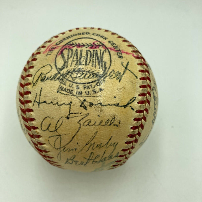 1951 Chicago White Sox Team Signed Autographed Baseball With Nellie Fox