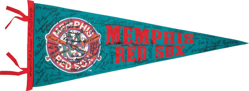 Negro League Legends Multi Signed Memphis Red Sox Pennant 77 Signatures JSA COA