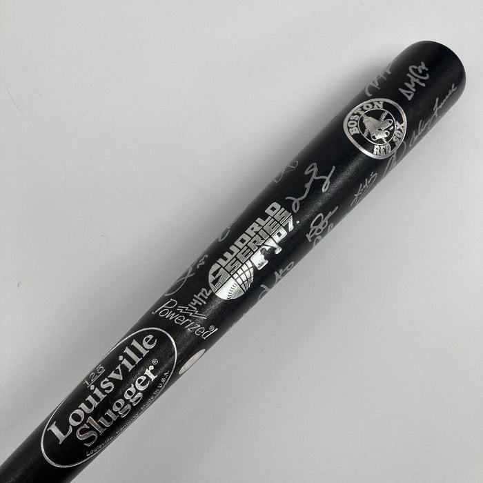 2007 Boston Red Sox World Series Champs Team Signed Baseball Bat Steiner COA