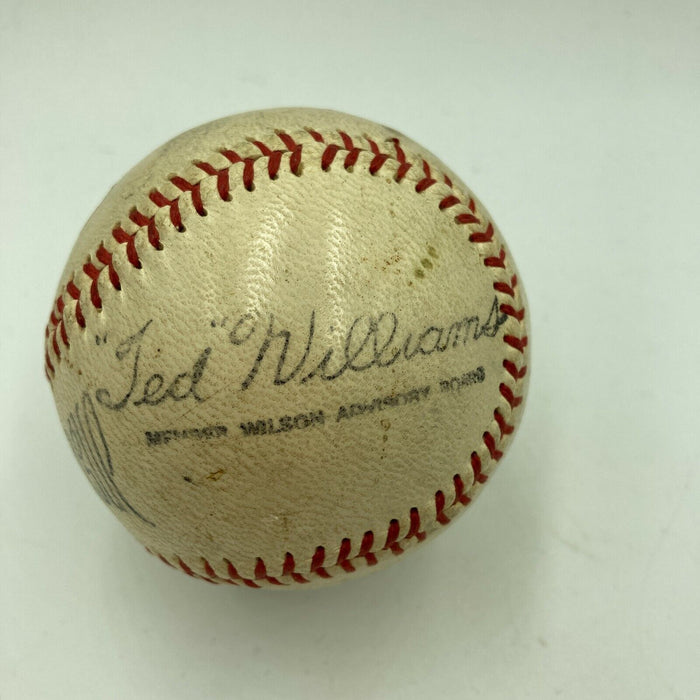 1950's Ted Williams Playing Days Signed Ted Williams Model Baseball With JSA COA