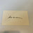 Sid Luckman Signed Autographed Index Card NFL