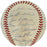 1956 New York Yankees World Series Champs Team Signed Baseball Mickey Mantle BAS
