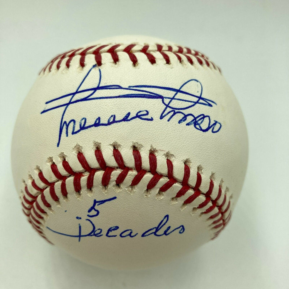 Minnie Minoso "6 Decades" Hall Of Fame Signed American League Baseball JSA COA