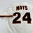 Willie Mays Signed San Francisco Giants Rawlings Game Model Jersey Beckett COA