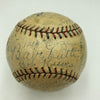 1927 New York Yankees WS Champs Team Signed Baseball Babe Ruth & Lou Gehrig PSA