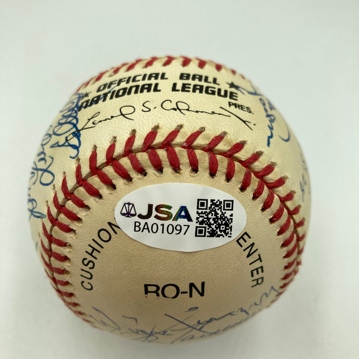 1979 Pittsburgh Pirates World Series Champs Team Signed NL Baseball JSA COA