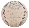 Babe Ruth & Lou Gehrig 1928 Yankees World Series Champs Team Signed Baseball JSA