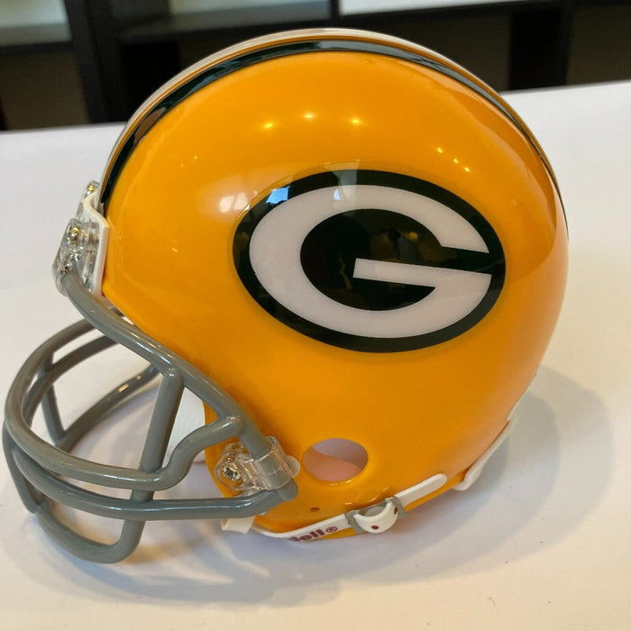 Dave Robinson HOF 2013 Signed Green Bay Packers Mini Helmet JSA COA
