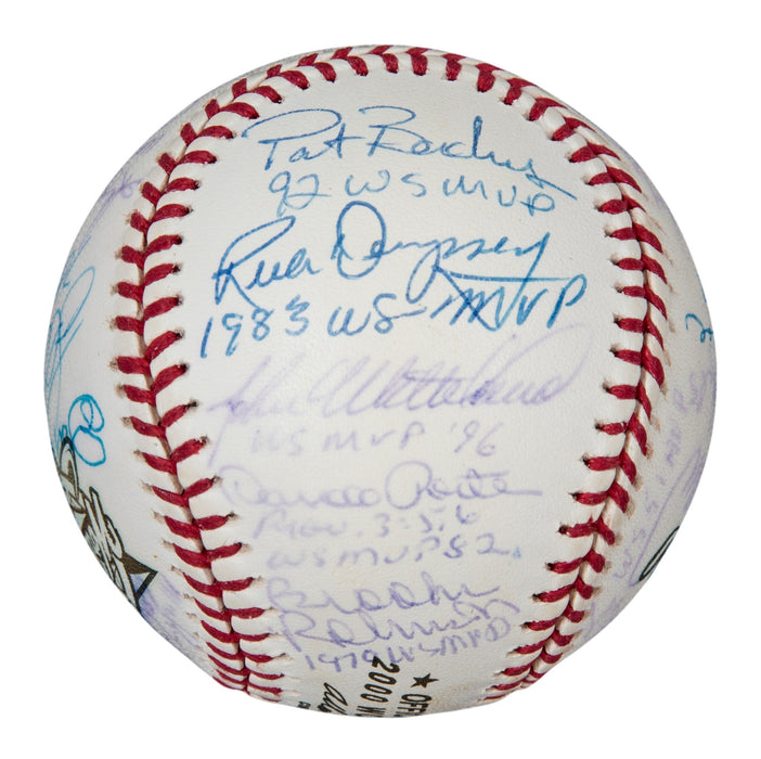 RARE World Series MVP's Signed And Inscribed 2000 World Series 24 Sigs Beckett